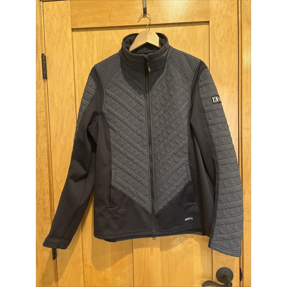 Kerrits Black Quilted Equestrian Lightweight Jacket Size XL